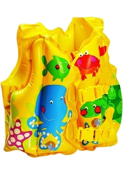 Can Yeleği, Deniz Temalı, Sarı, Güvenli ve Rahat Kullanım, Renkli Tasarım