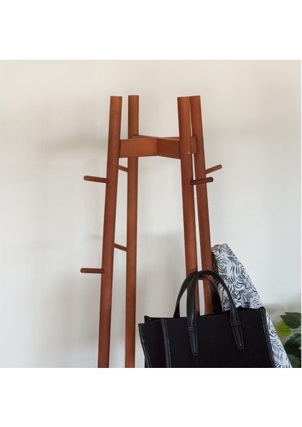 Ahşap Ayaklı Askılık Elbise Askısı Vestiyer 6015 fırsatları