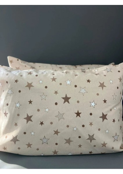 2'li Bej Yıldız Desenli Yastık Kılıfı 50X70 Cm, Şık ve Rahat Tasarım. fiyatları
