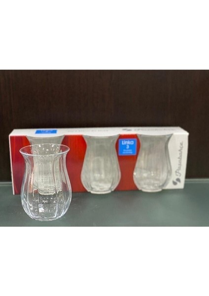 3 Adet Turuncu Çay Bardağı 145CC, Şık ve Kullanışlı Set