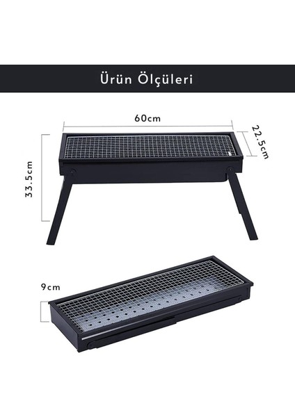 Cookout Portatif Katlanır Bbq Mangal Black fırsatları