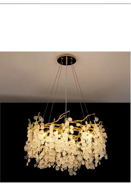 Istanbul Avize Leaf Gold Lüx Modern Avize