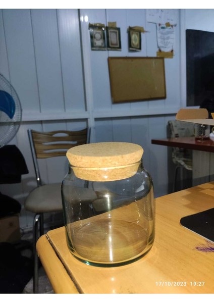 Şık ve Kullanışlı 575CC Bambu Kapaklı Cam Kavanoz, Mutfağınıza Doğa Dokunuşu modelleri