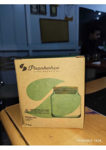 Şık ve Kullanışlı 575CC Bambu Kapaklı Cam Kavanoz, Mutfağınıza Doğa Dokunuşu fırsatları