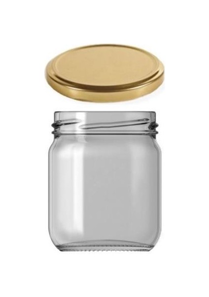 210 cc Cam Kavanoz Kapaklı 48 Li Paket Konserve Bebek Mama Kavanozu modelleri