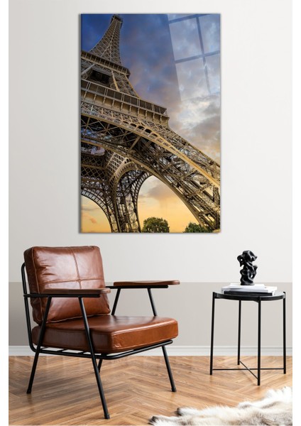 Paris Eyfel Kulesi Dikey Cam Tablo, Modern Ev Ofis Dekoru, Hediyelik Duvar Dekorasyonu, Kırılmaz Cam fiyatları