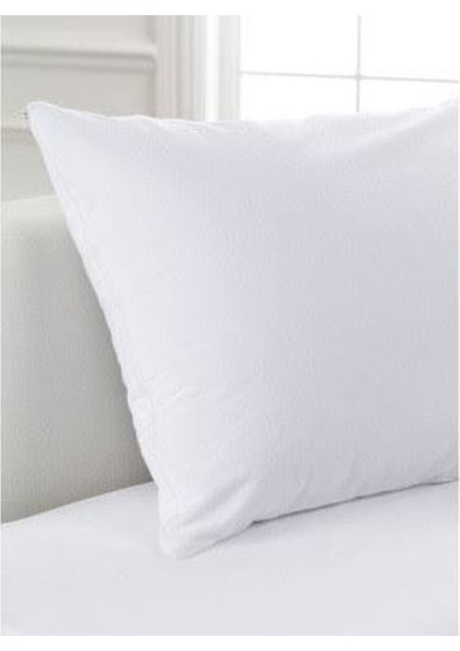 Iki Beyaz Pamuklu Yastık Kılıfı Seti 50X70 cm Fermuarlı fiyatları