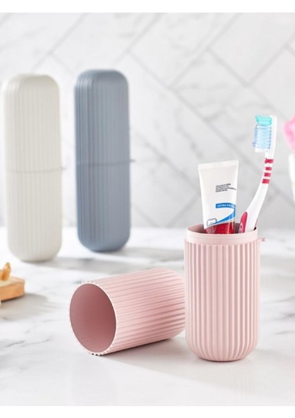 3'lü Pembe Diş Fırçası ve Gözlük Saklama Kabı Seti fiyatları