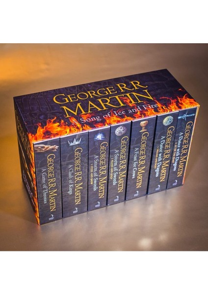 A Game Of Thrones: The Story Continues. 7 Volumes Boxed Set (A Song Of Ice And Fire) - George R. R. Martin modelleri