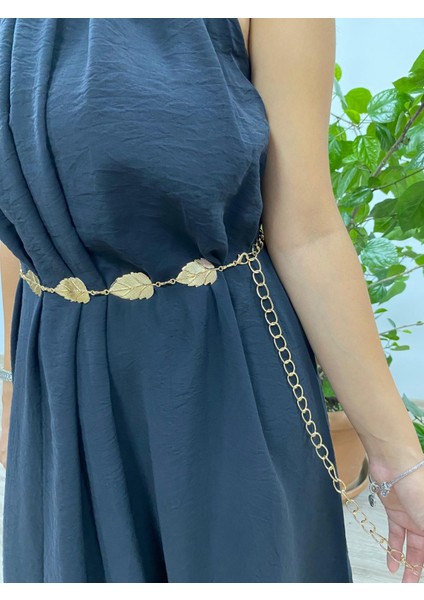 Altın Yaprak Figürlü Zincir Kemer modelleri