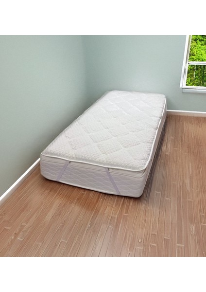 Tavşan Tüyü Kumaşlı Visco Jel Yatak Pedi, Topper 90 X 190 Cm.