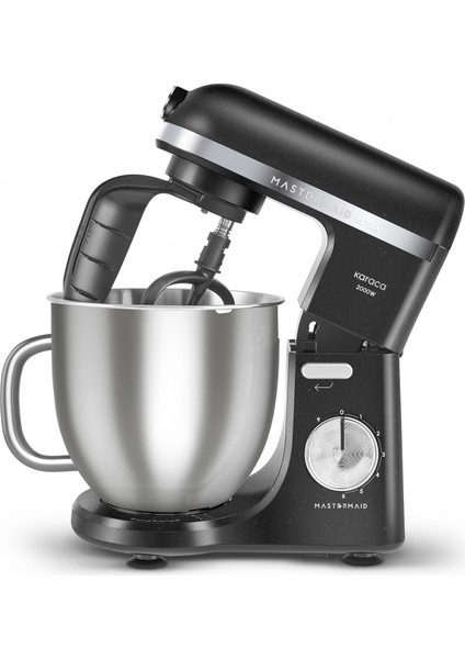 Mastermaid Chef Ultra M2000W Hamur Yoğurma Makinesi Shiny Black 7 L