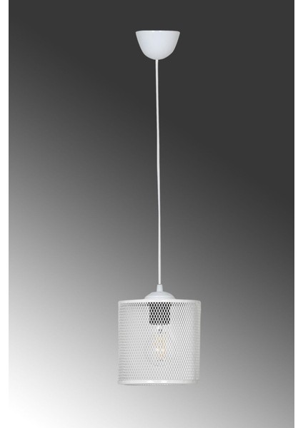 Şık Beyaz Sarkıt Kafes, Modern ve Hafif Tasarım ile Dekorasyonunuza Zarif Dokunuş