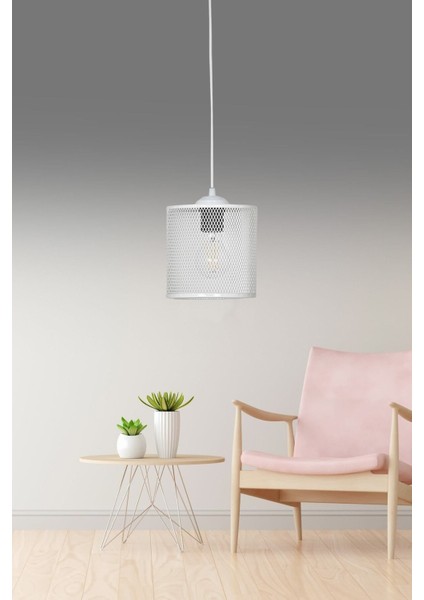 Şık Beyaz Sarkıt Kafes, Modern ve Hafif Tasarım ile Dekorasyonunuza Zarif Dokunuş fiyatları