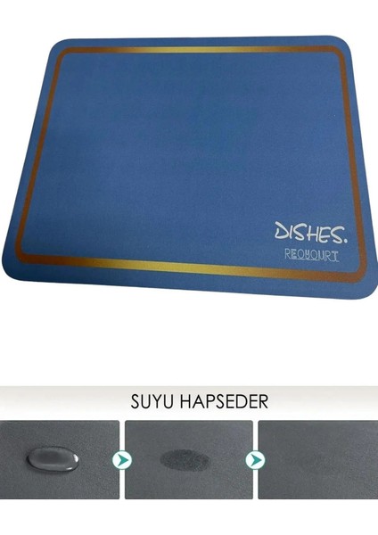 Yüksek Emicili 50X40CM Büyük Kauçuk Masa Örtüsü ve Bulaşık Kurutma Matı fiyatları