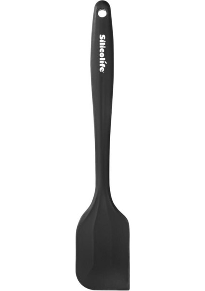 Isıya Dayanıklı, Yapışmaz Silikon Spatula ve Kaşık 2'li Set, Büyük ve Şık Siyah Renk indirimleri