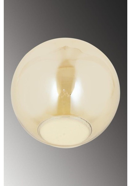 Sarı Glop Cam, Şık ve Parlak Tasarım, 2'li Set, Ev Dekoru Için Ideal Seçenek