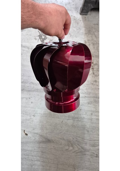 Boru Çapı 15 cm Baca Döneri Ideal Model Fırıldak Tip Ø 150 mm Boru Fırıldağı