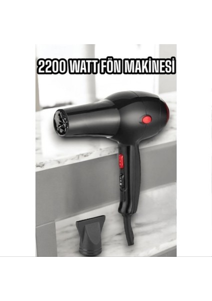 Soğuk ve Sıcak Üfleme Özellikli Ac Motorlu Saç Kurutma Makinesi