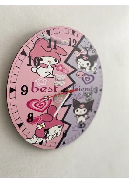 Best Friends Kuromi Duvar Saati fiyatları