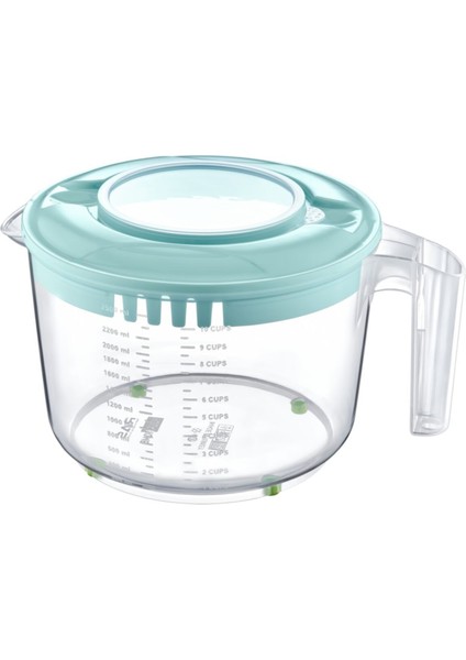 2500ML Pembe Kapaklı, Kaymaz Ayaklı Mikser Kabı fiyatları