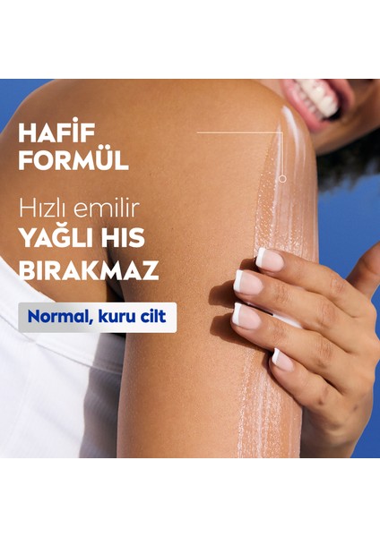 Aloe Vera Vücut Losyonu 400ml, Normal / Kuru Ciltler için, Derinlemesine Nemlendirici Serum ve Aloe vera ile 48 Saat Vücut Nemlendirme