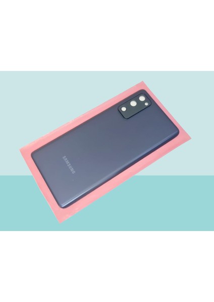 - Samsung Galaxy S20 Fe Arka Kapak Batarya Kapağı (Cam Full Lensli) - Siyah