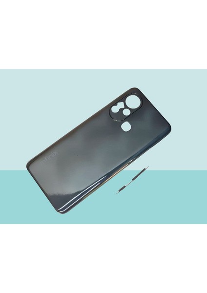 - Infinix Hot 11S Full Kasa Arka Kapak Batarya Kapağı - Siyah