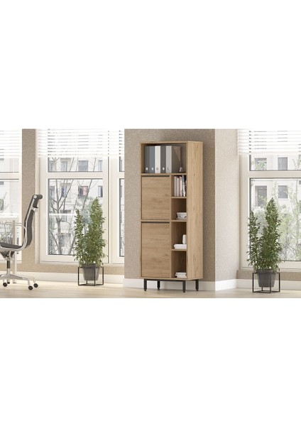 Bohem Ofis Klasör Dolabı Kitaplık 2 Kapaklı Metal Ayaklı Sepet BOH10B-S modelleri