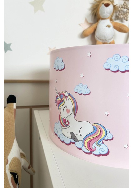 Renkli Unicorn Çocuk Odası Sarkıt Avize, Şık ve Eğlenceli Aydınlatma indirimleri