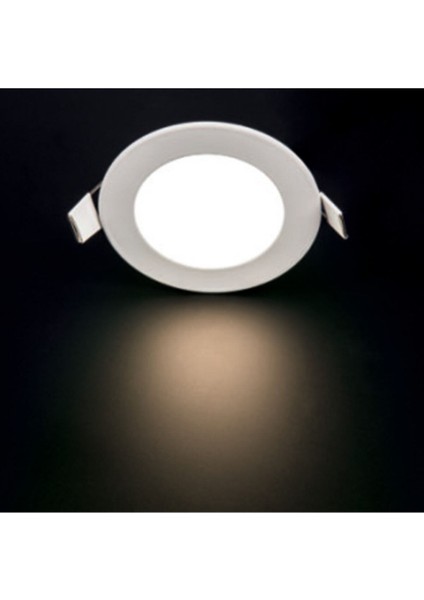 Enerji Tasarruflu Yuvarlak Panel LED Armatür Günışığı, 3W, Sarı Renk fiyatları