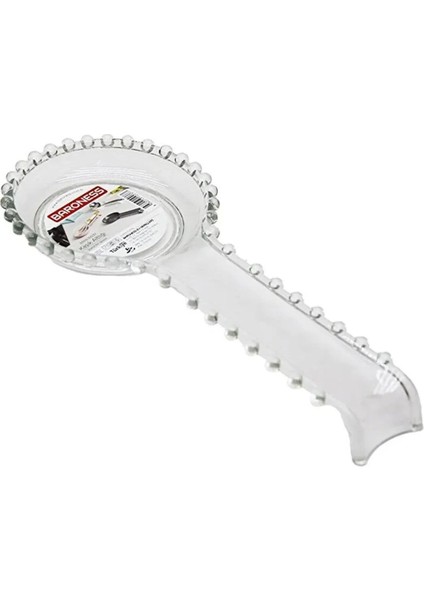 Şık Kristal Boncuklu Plastik Kaşıklık Altlığı 28CM Beyaz fiyatları