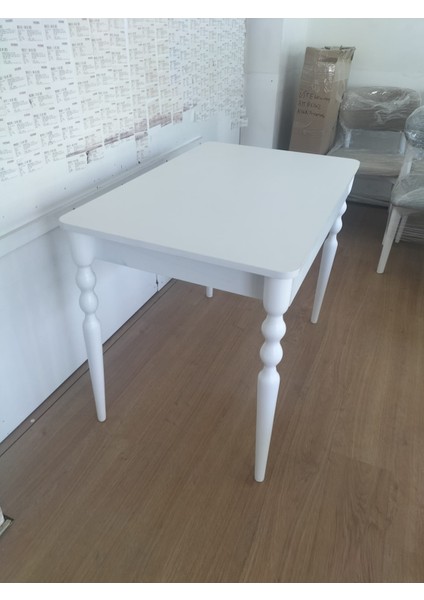 120 x 60 cm Beyaz Sabit Masa