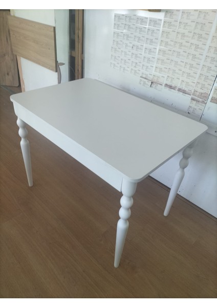 120 x 60 cm Beyaz Sabit Masa modelleri