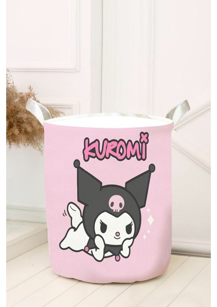 Kuromi Pembe Oyuncak Sepeti ve Oda Düzenleyici