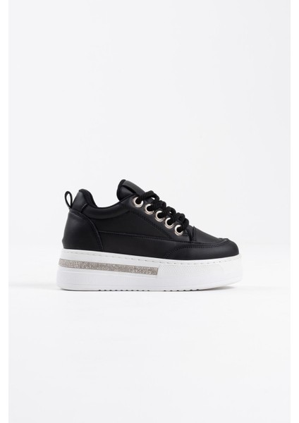 Alice Siyah Kadın Gizli Topuklu Sneaker