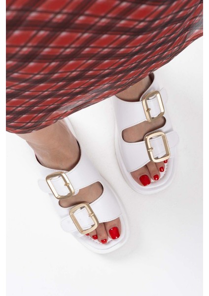 Nare Beyaz Cilt Terlik modelleri