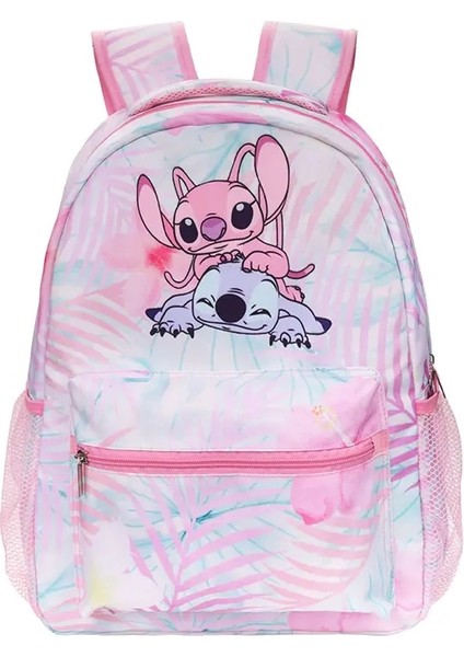 Dikiş Sırt Çantası, Kız Büyük Kapasiteli Basılı Sevimli Gün Çantası, Karikatür Anime Okul Çantası, Genç Gündelik Seyahat Gidip Knapsackcolor: C-Stitch (Yurt Dışından)