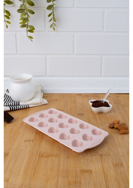 Pembe Kalp Buzluk ve Çikolata Kalıbı, Keyifli Anlar Için Tasarlandı modelleri