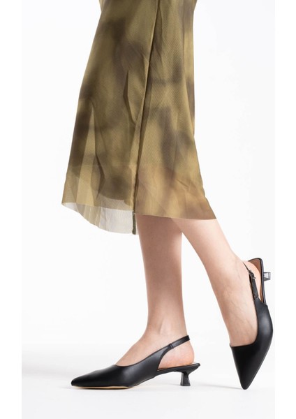 Maried Siyah Cilt Kadın Ayakkabı indirimleri