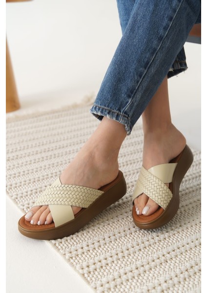 Fayn Bej Hakiki Deri Terlik modelleri