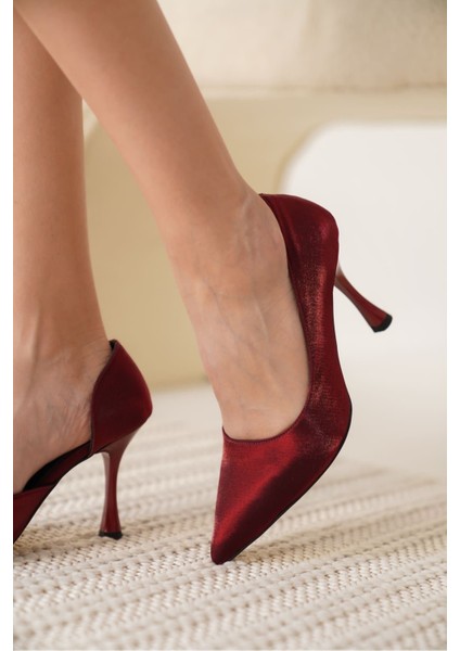 Angela Kadın Kırmızı Topuklu Ayakkabı indirimleri