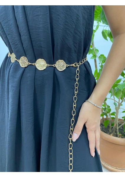 Altın Renkli Yuvarlak Figürlü Kemer modelleri