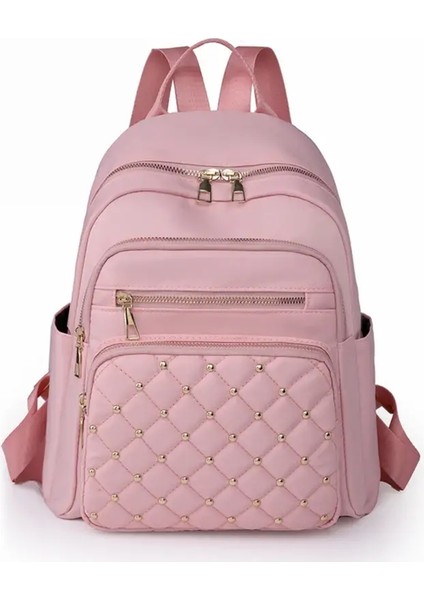 Klasik Vintage Style Kadınlar Sırt Çantası Moda Sırt Çantası Kadın Seyahat Çantası Gird Rold School Çanta Kız Rengi: Pembe (Yurt Dışından)