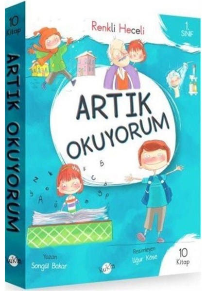 Artık Okuyorum Renkli Heceli Eğitici Kitap Seti – Songül Bakar, 9-12 Yaş Okuma Gelişim Serisi