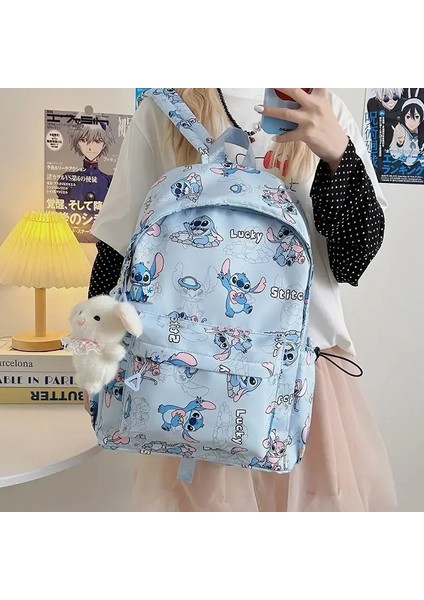 Disney Karikatür Kadın Dikiş Sırt Çantası Karikatür Çocuklar Çanta Okul Çantası Hediye Renk: C (Yurt Dışından)