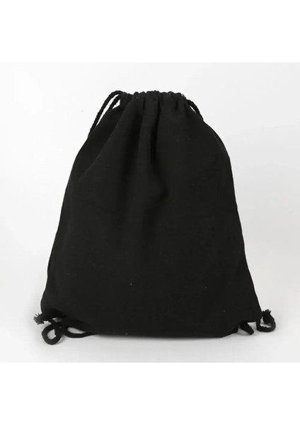 Özel Tuval Çanta Omuzları Çizme Paketi Cepleri Alışveriş Çantası Çanta Pamuk Pamuk Çantası Gym Seyahat Depolama Bagcolor: Beyaz/hediye Kutusu Boyutu: 20X30CM (Yurt Dışından)