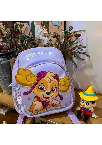 Paw Patrol Chase Skye Skye Cartoon School Bag Anaokulu Çantası Taşınabilir Moda Anime Schoolbag Hafif Sırt Çantası Erkek Kız Rengi: C (Yurt Dışından)