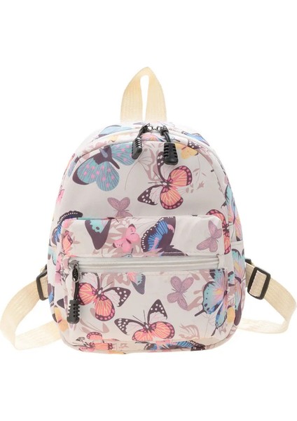 Tepeli Stil Kadınlar Retro Rahat Hayvan Desen Baskı Küçük Çantalar Backpackscolor: Stil A (Yurt Dışından)