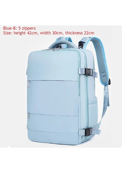 2025 Men Kadın Çantası Büyük Kapasite Yolculuğu Ayakkabı Depolama ile Çok Fonksiyonlu Sırt Çantası Çok Katmanlı Kuru ve Islak Ayırma Su Geçirmezlik: Purple-B (Yurt Dışından)